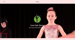 Desktop Screenshot of liveoakdance.com