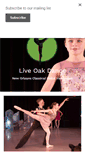 Mobile Screenshot of liveoakdance.com